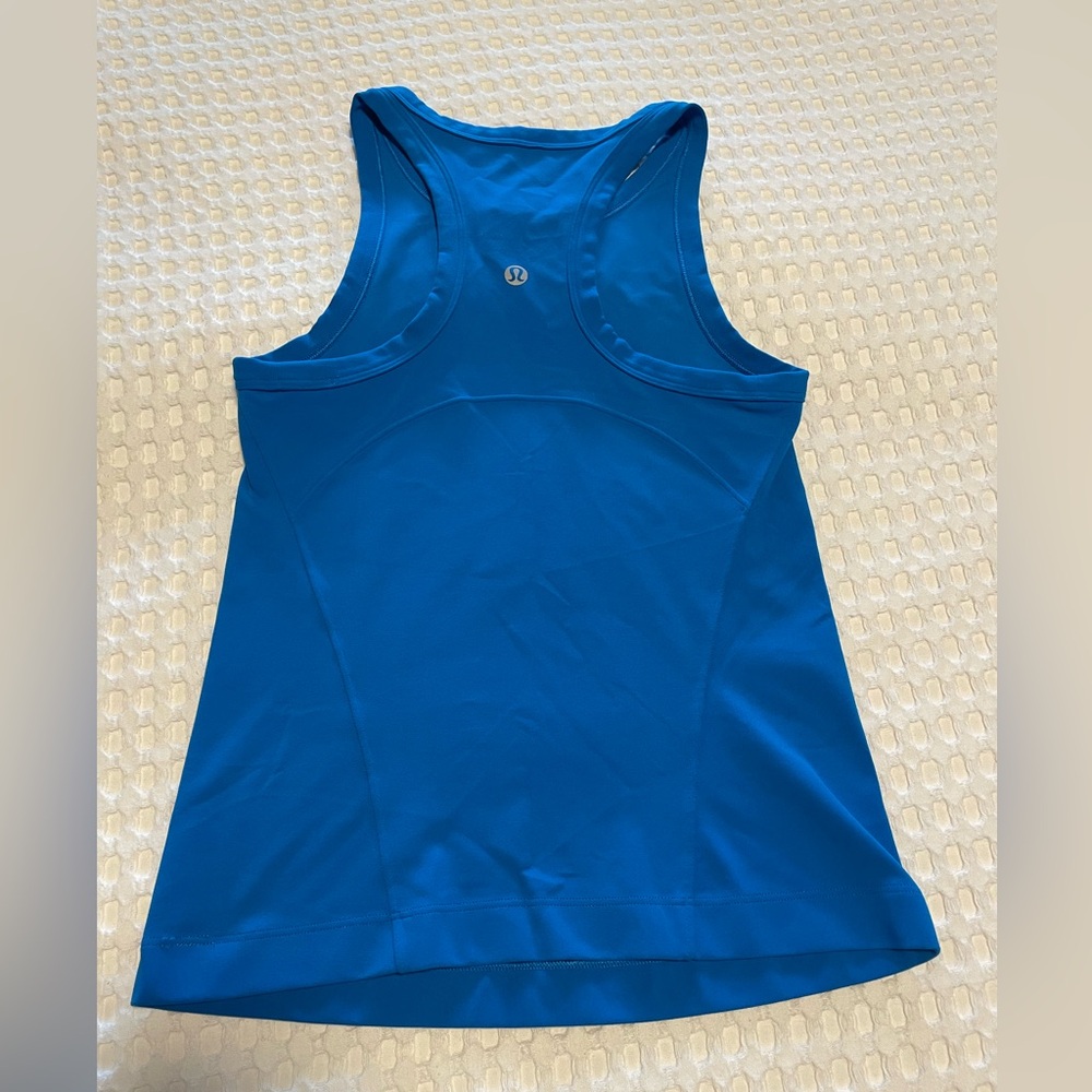 Lululemon Vibrant Blue Tank Top Size 2